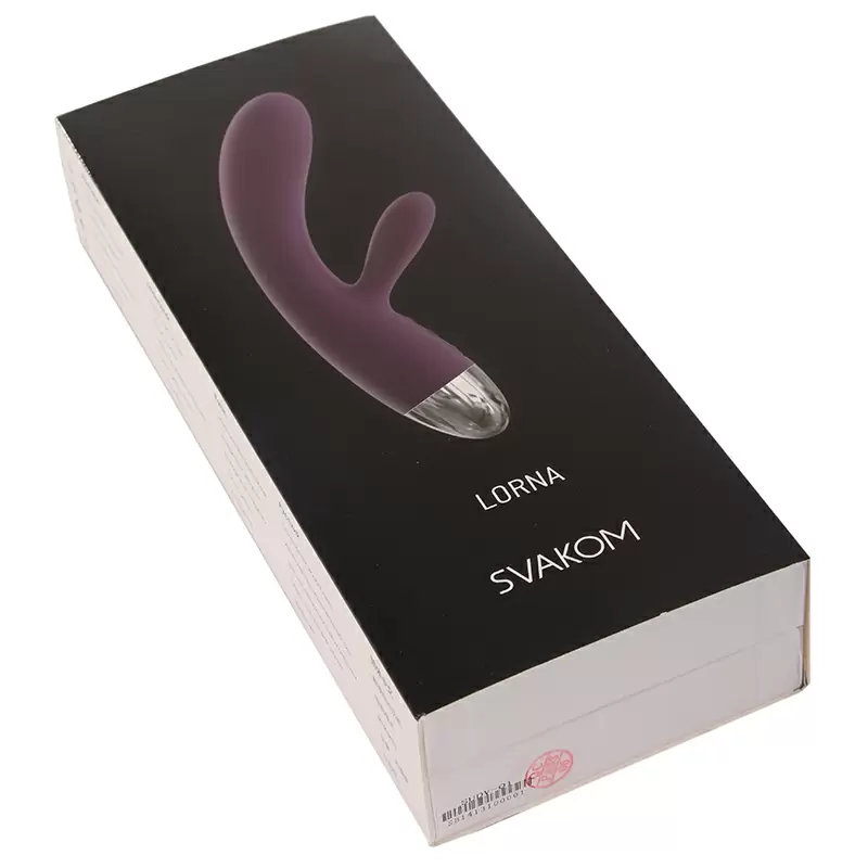 Вибратор Lorna работает от прикосновений, интеллектуальный – фиолетовый