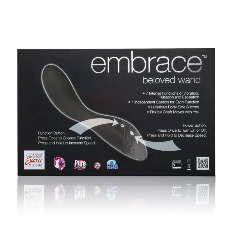 Вибромассажер Embrace Beloved Wand – серый