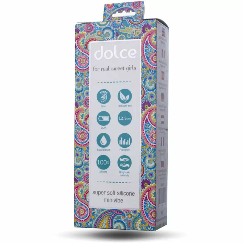 Мультифункциональный мини вибратор Dolce Owen – голубой