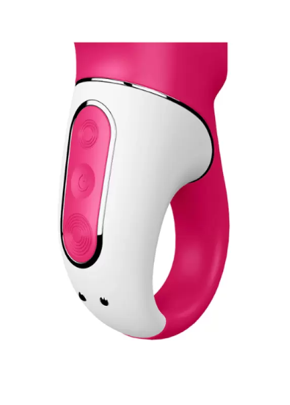 Вибромассажер с клиторальным стимулятором Satisfyer Vibes - Mister Rabbit – розовый