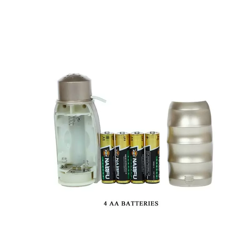 Мастурбатор-полуторс вагина, анус и ротик Korean Beauty Lass с вибрацией, ротацией и голосом – телесный