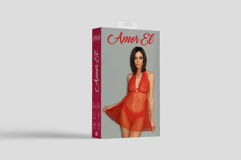 Эротическое платье Elche Amor El красное (L/XL)