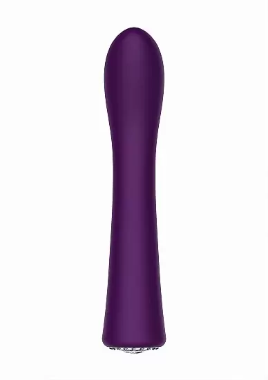 Гибкий вибратор Glimmer, 20,5 см, 10 режимов, силикон, фиолетовый