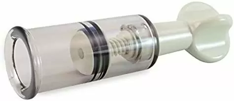 Компактная вакуумная помпа для сосков Nipple Sucker Erozon, диаметр 0,8 см, АБС-пластик, прозрачный