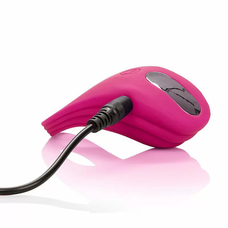 Эрекционное виброкольцо Remote Pleasure Ring с беспроводным пультом – розовый