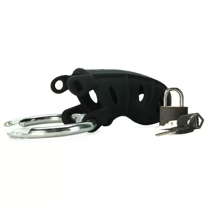 Замок верности Hardcore Silicone Cock Blocker – черный