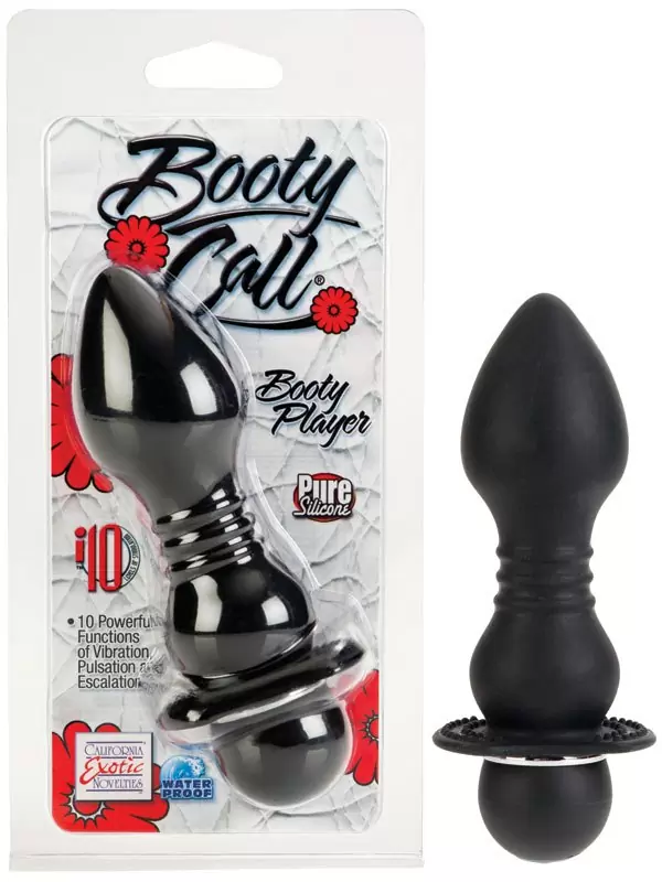 Водонепроницаемая анальная пробка Booty Player - Black