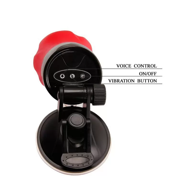 Вагина в тубе Crazy Bull Flora с вибрацией, поворотным креплением и голосовым сопровождением – телесный