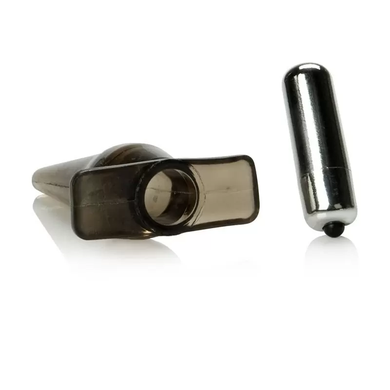 Анальная пробка Mini Vibro Tease с вибрацией – черный