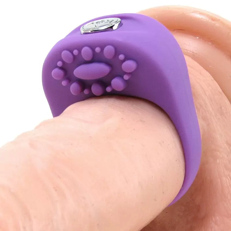 Перезаряжаемое вибро-кольцо Ela – фиолетовое