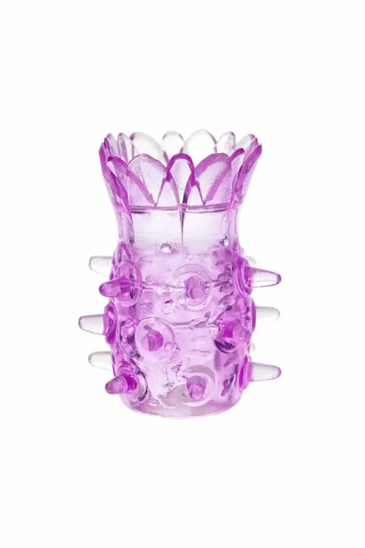 Вибратор TOYFA с набором насадок - фиолетовый