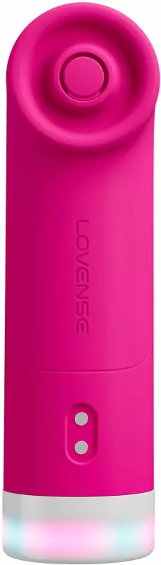Двойной стимулятор клитора с воздушно-волновой стимуляцией Lovense Fizz, розовый, TwinAir, 5200 импульсов