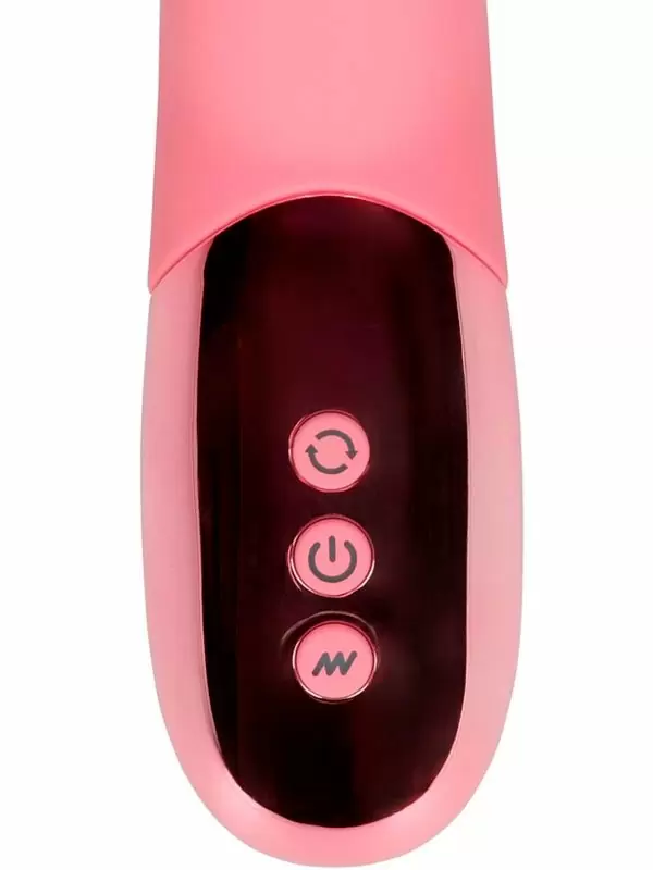 Вибратор-кролик Shots Toys Rotating Beads Rabbit Vibrator , 10 скоростей, с вращающимися бусинами, розовый