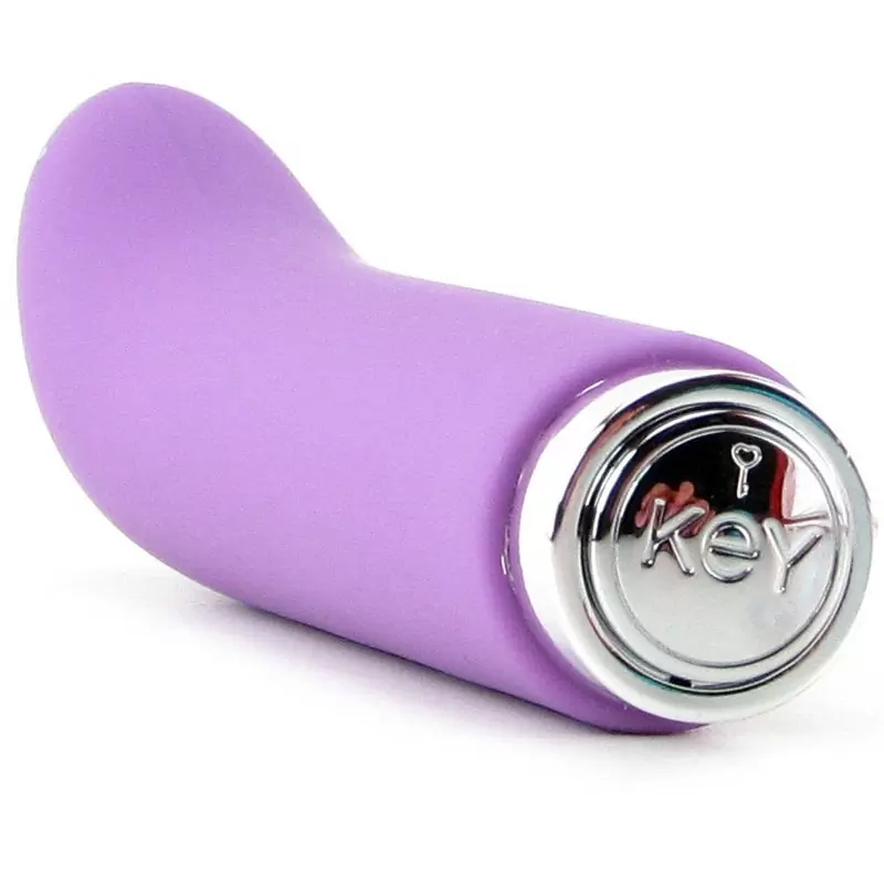 Мини вибромассажер с насадкой Charms Curve - Lavender