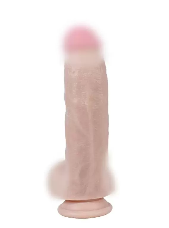 Реалистичный фаллоимитатор Real Basic Toy, 23 см, ПВХ, телесный