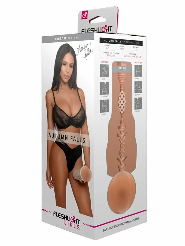 Реалистичный мастурбатор Fleshlight Girls Autumn Falls Cream, анатомия реальной актрисы, 25 см, вагина