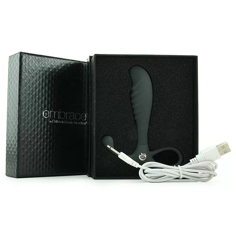 Стимулятор простаты Embrace Tapered Probe перезаряжаемый – серый