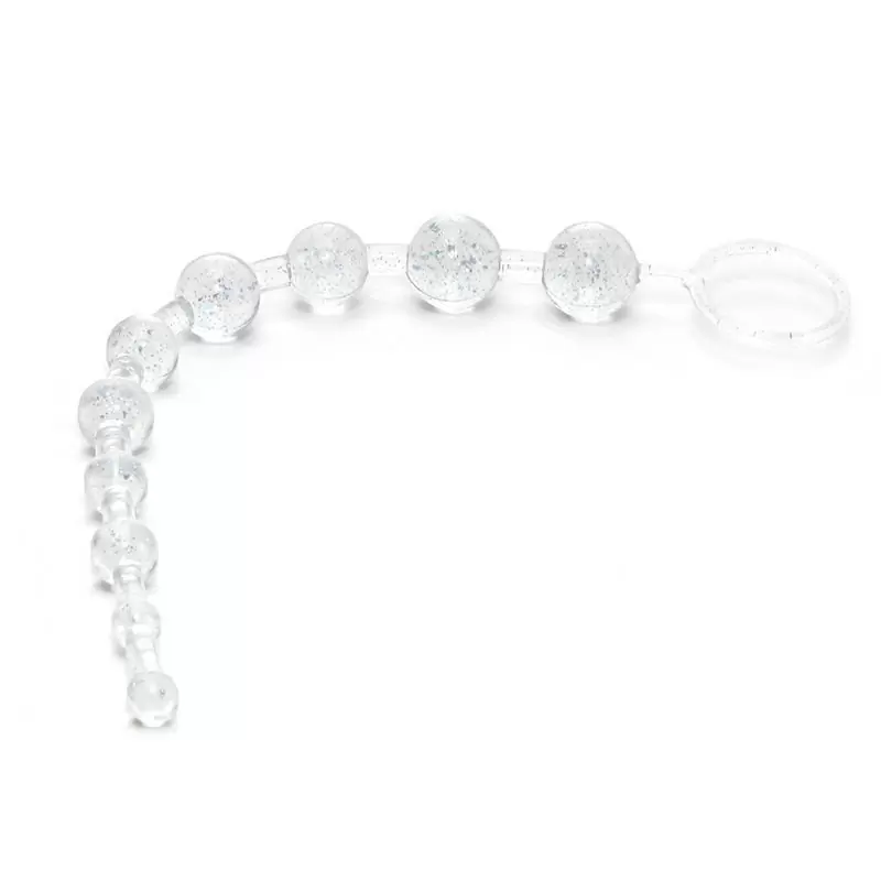 Анальные бусы Extreme Pure Gold X-10 Beads – серебристый