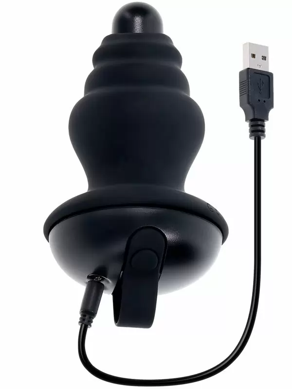 Уникальный анальный вибростимулятор Evolved Echo, со съёмной насадкой, 10 режимов, 15,3 см