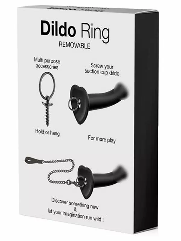 Кольцо-аксессуар Strap-On-Me Dildo Ring для фаллоимитатора, 3 шт, черный