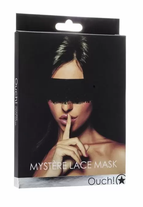 Кружевная маска на глаза закрытого типа (повязка) Mystere Lace Mask