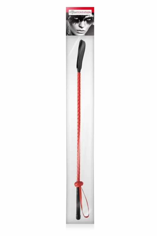 БДСМ-стек Fetish Tentation CRAVACHE NOIR ET ROUGE, красный