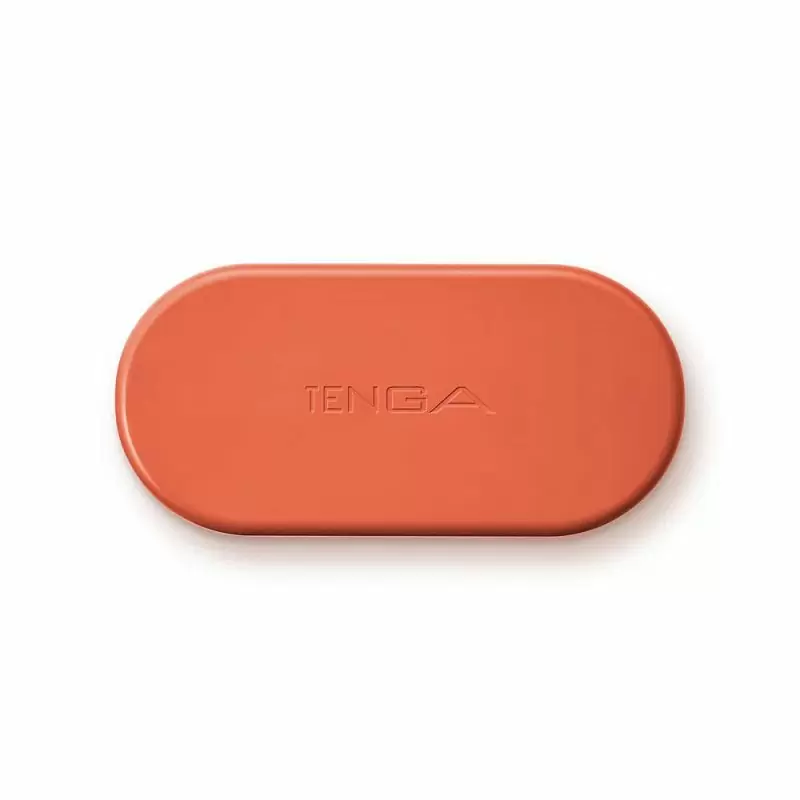 Эрекционное кольцо Tenga paiRING+ с усиленной вибрацией, коралл