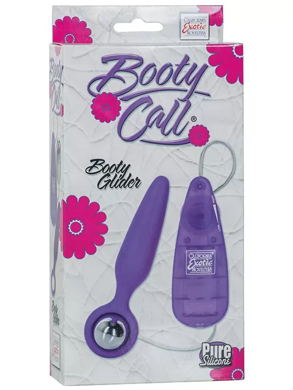 Анальная пробка с вибрацией Booty Glider – фиолетовая