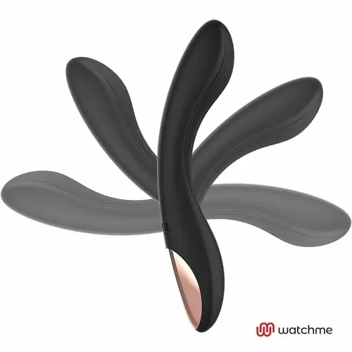 Вибратор с пультом управления ANNES DESIRE CURVE G-SPOT WIRLESS TECHNOLOGY WATCHME BLACK / GOL