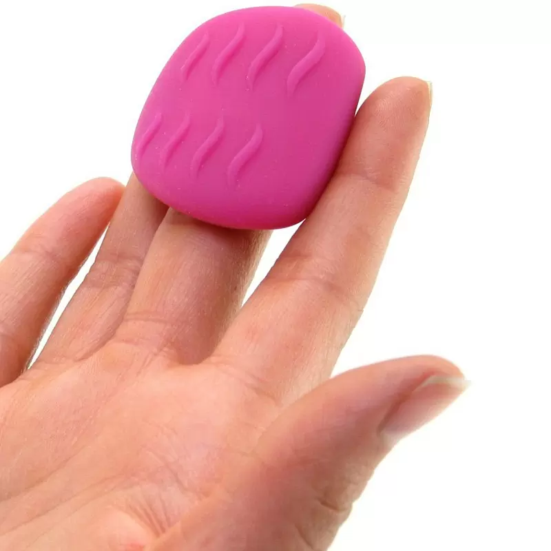 Водонепроницаемый вибромассажер на палец Pyxis - Pink