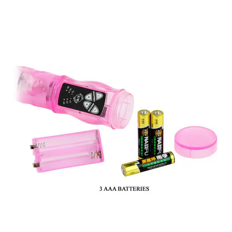 Ротатор с клиторальным вибростимулятором  Rabbit – фиолетовый 