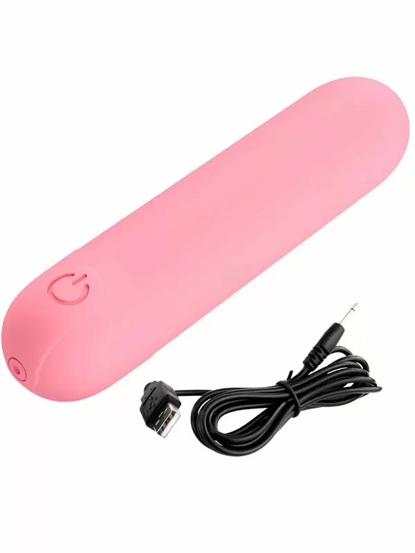 Перезаряжаемая вибропуля Baile Stefan, 10 режимов, нежно-розовая