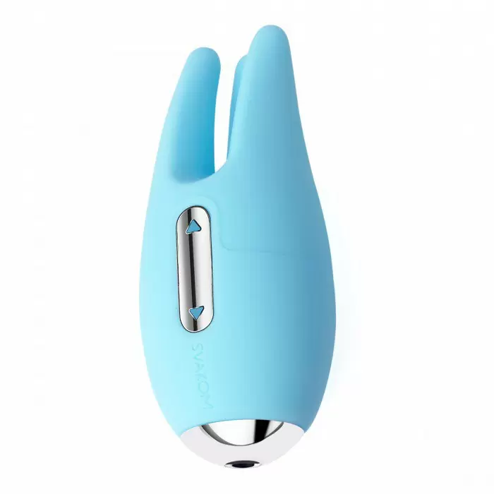 Вибростимулятор Svakon Cookie с подвижными тентаклями - голубой