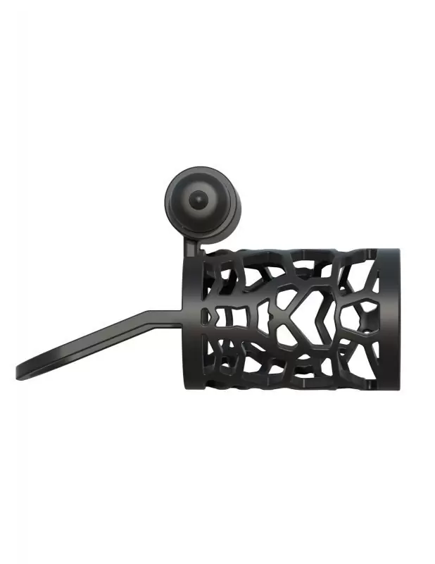 Эрекционная сетка с вибрацией Thick Dick Silicone Vibrating Cage – черный