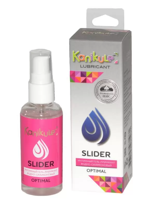Гель-лубрикант водно-силиконовый Slider Optimal – 50 мл