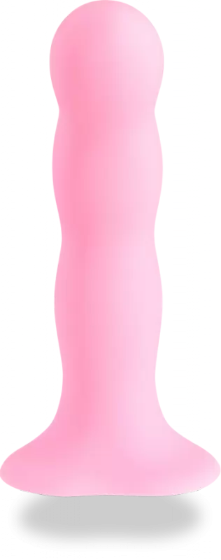 Фаллоимитатор Fun Factory Bouncer 18,2 см, с тремя шариками, розовый