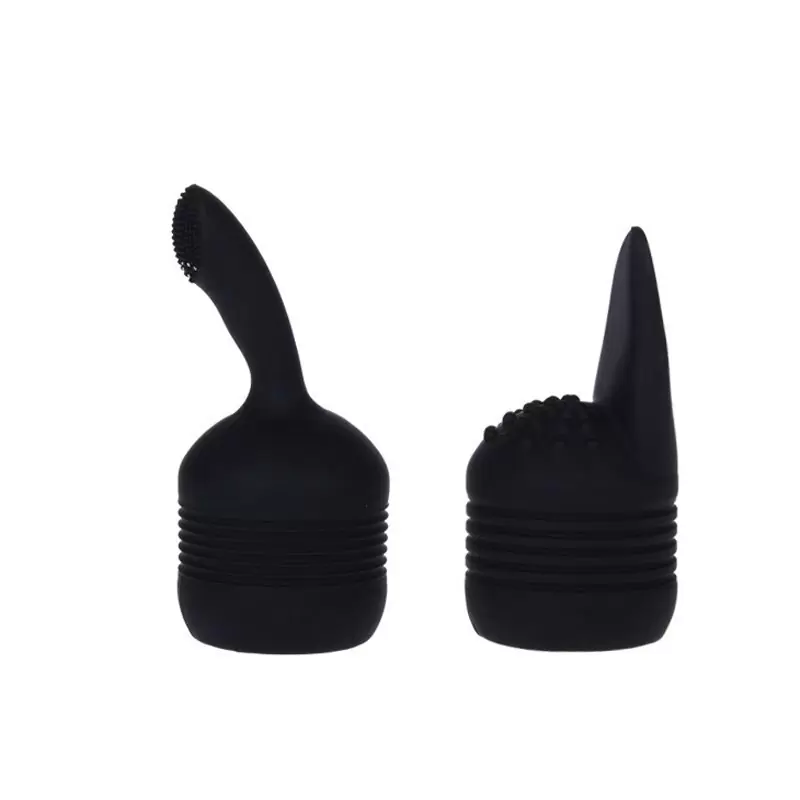 Водонепроницаемый массажер для тела Magical Massager с мощной вибрацией и 2-мя сменными насадками – черный 