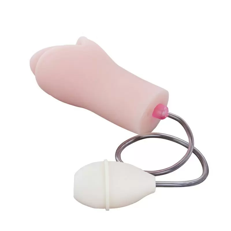 Вакуумный ротик для мастурбации Oral Sex с грушей – телесный