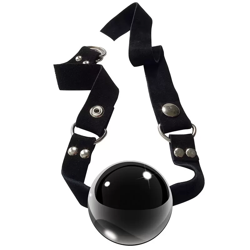 Кляп Icicles № 65 из стекла – черный