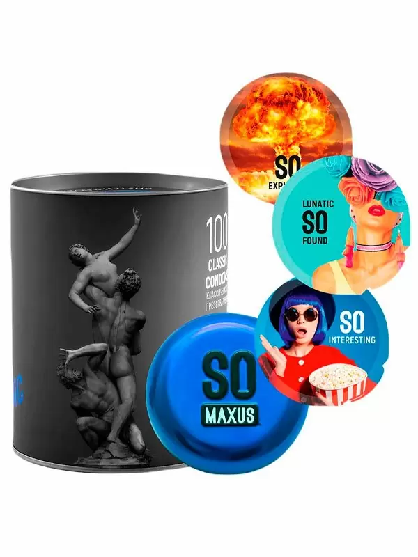 Презервативы MAXUS SO MUCH SEX Classic, классические, 100 шт