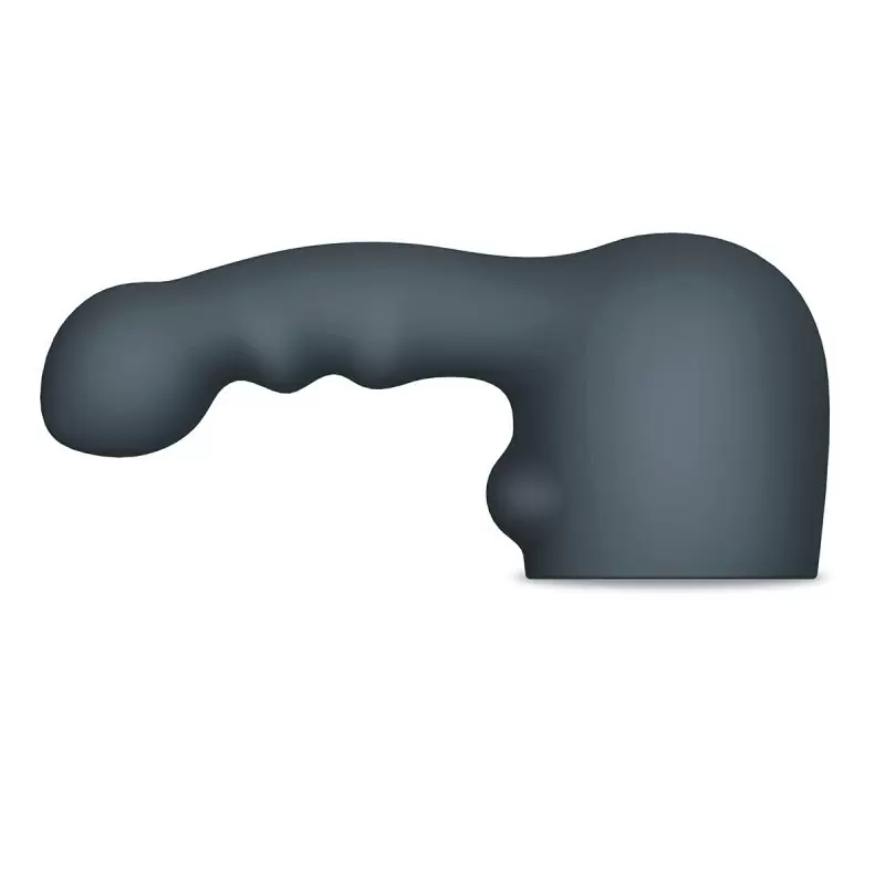 Силиконовая утяжеленная насадка Ripple для массажера le Wand - черный