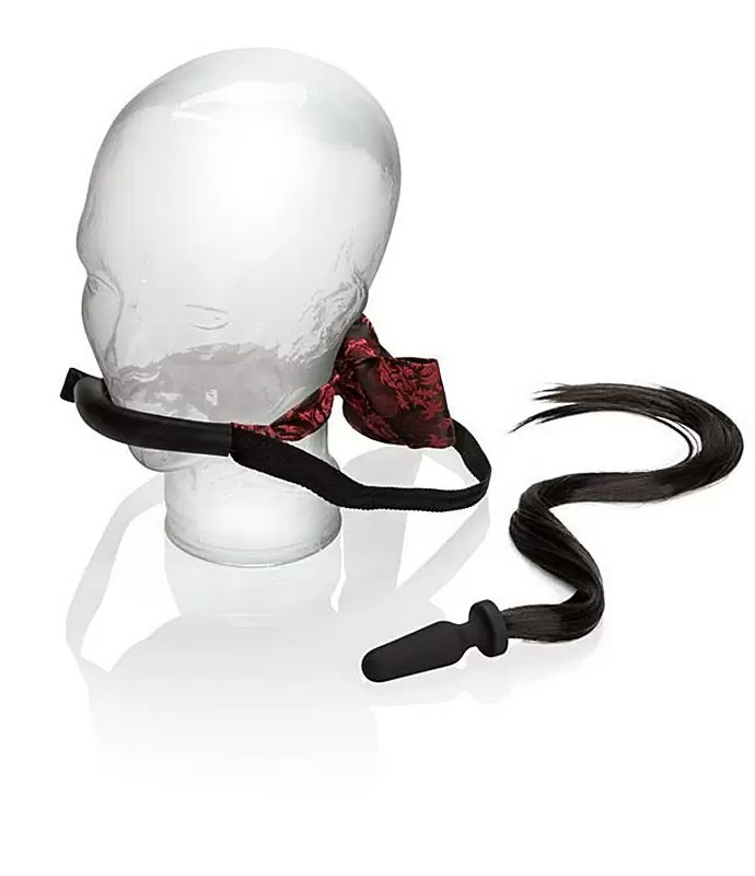 Набор для игр Scandal Pony Play Kit - черный с красным