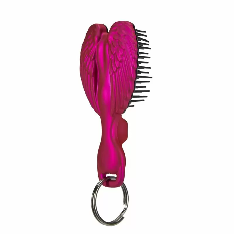 Лимитированный набор профессиональная расческа Tangle Angle + брелок - фуксия