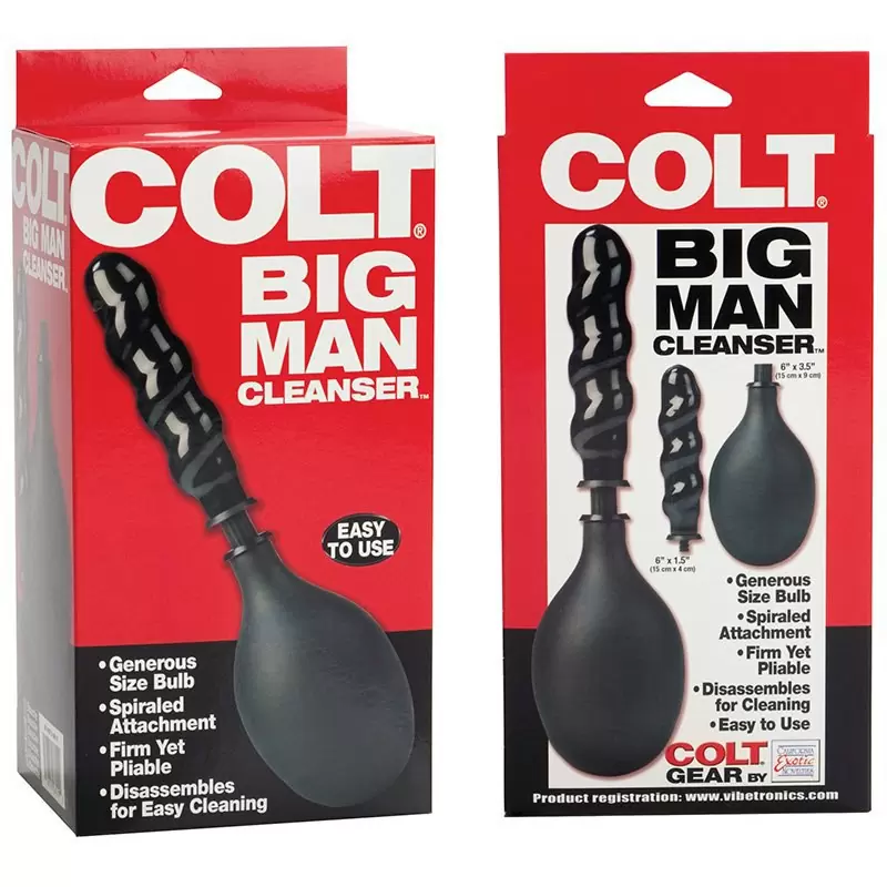 Анальный душ Colt Big Man Cleanser – черный