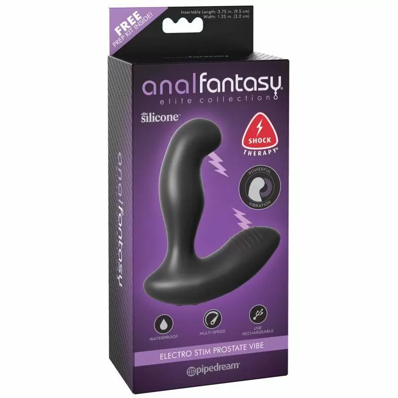 Вибромассажер простаты с электростимуляцией Anal Fantasy Elite Electro Stim Prostate Vibe