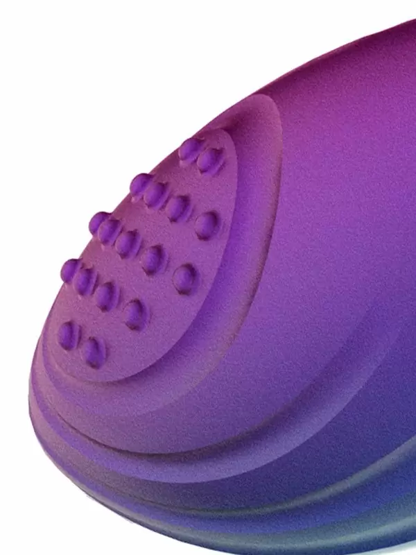 Изогнутый вибростимулятор простаты EDC Galaxy, 12,2 см, 7 режимов, силикон, фиолетовый