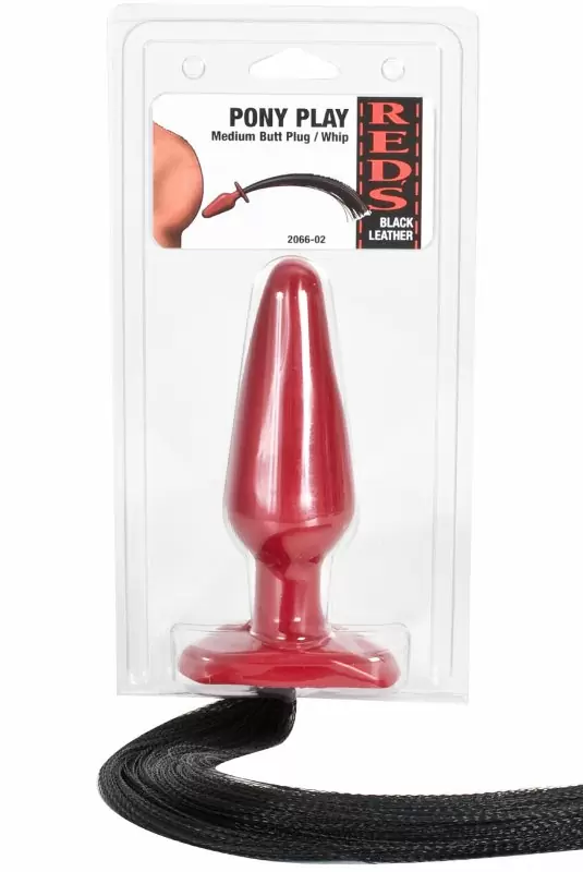 Анальная пробка с хвостом Medium Pony Play