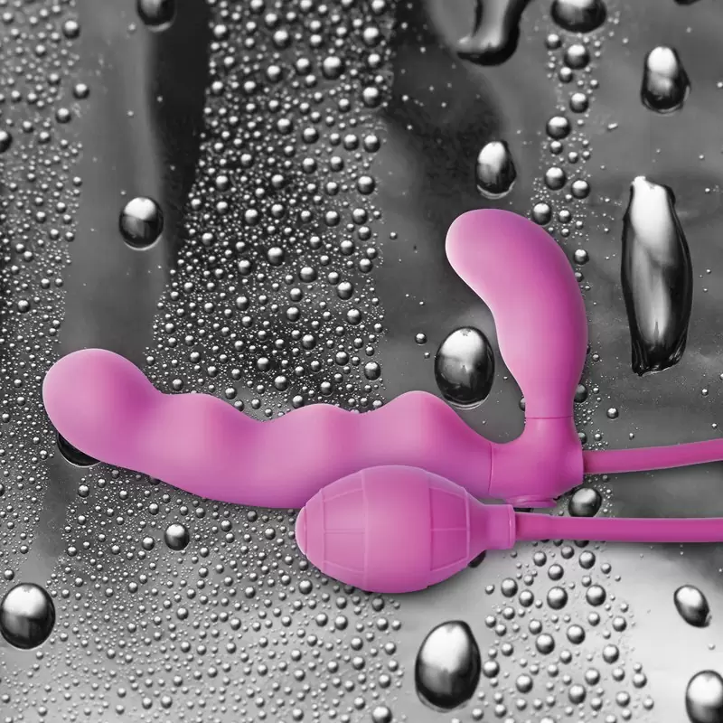 Страпон безремневой с увеличение объема Mischief – розовый