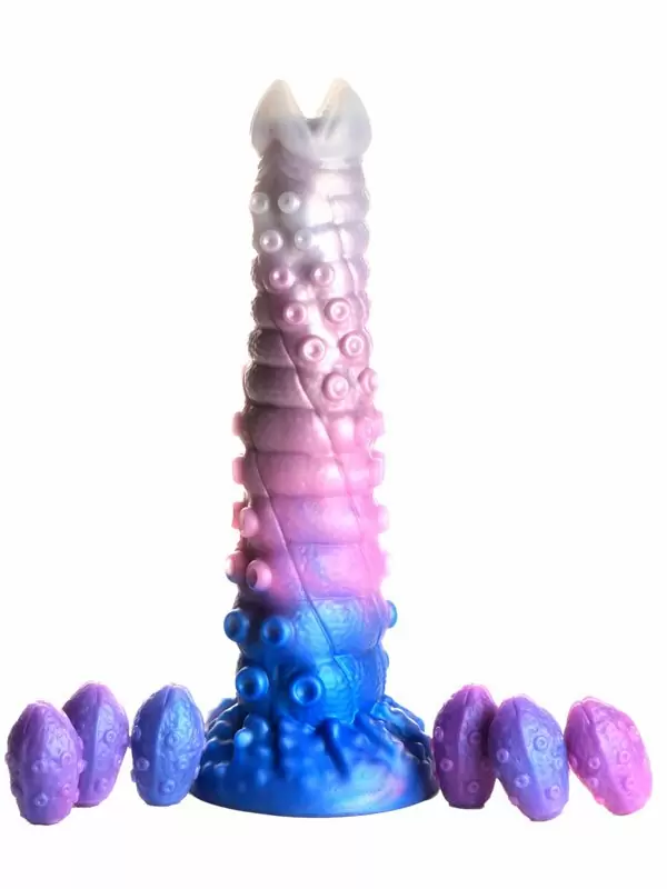 Фантазийный фаллоимитатор Creature Cocks Tenta-Queen Ovipositor, 29,5 см, силикон