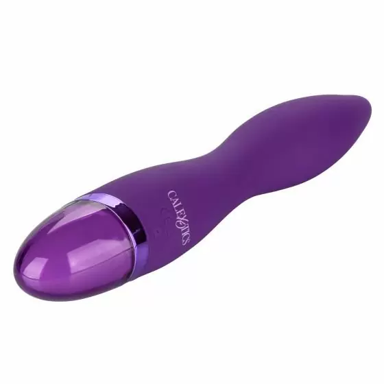 Изогнутый вибратор AURA WAND, 12 режимов, 21,5 см, силикон, фиолетовый